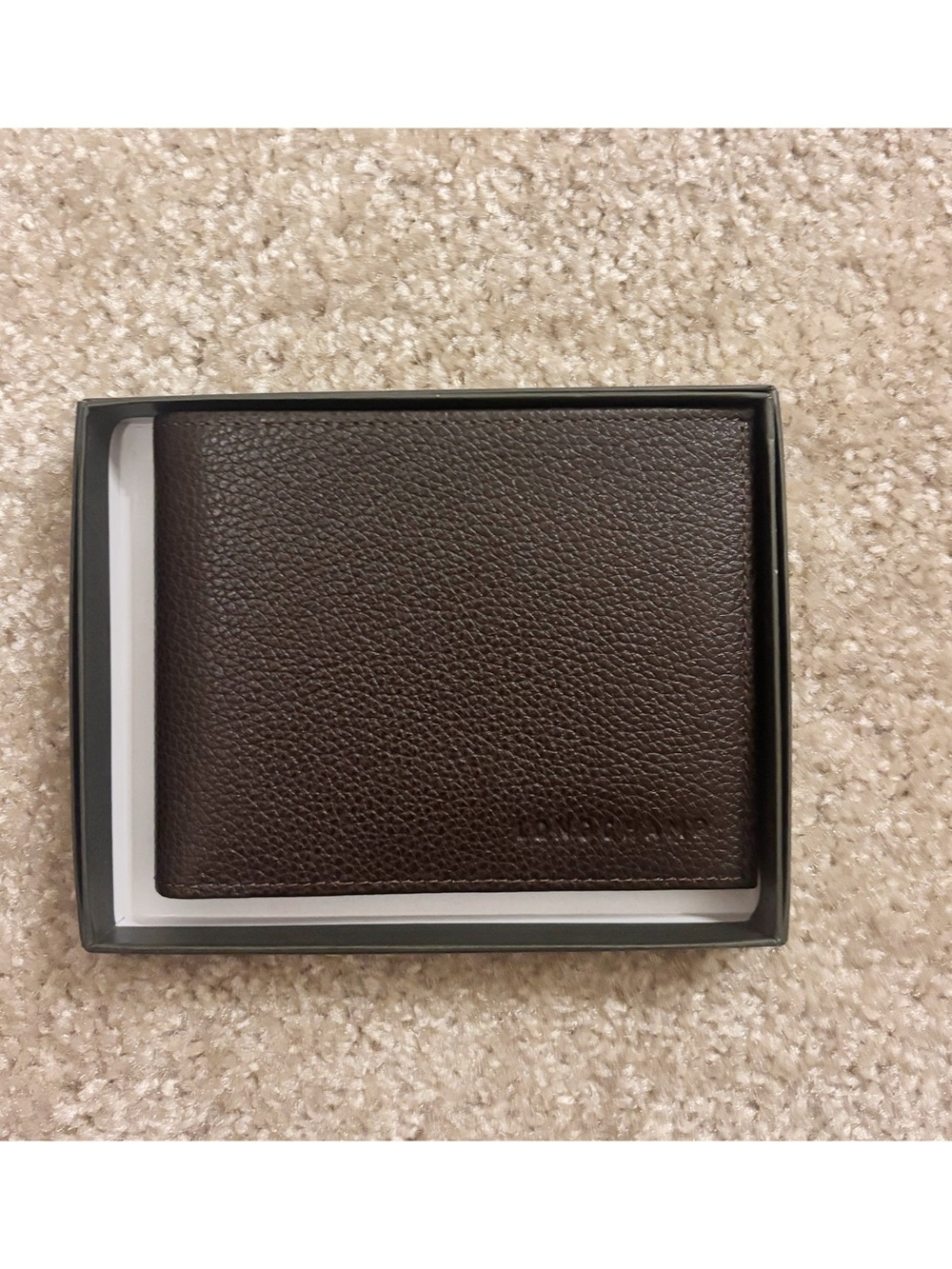 NEW Longchamp Men’s Leather Wallet